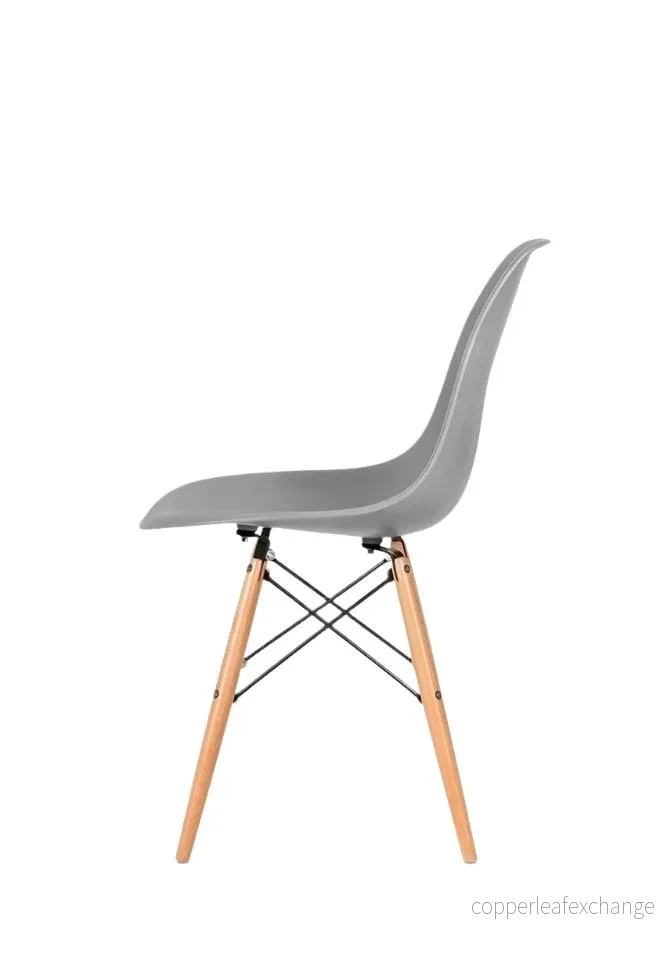 Stol MODESTO - DSW, grå/bokträ - Bild 2