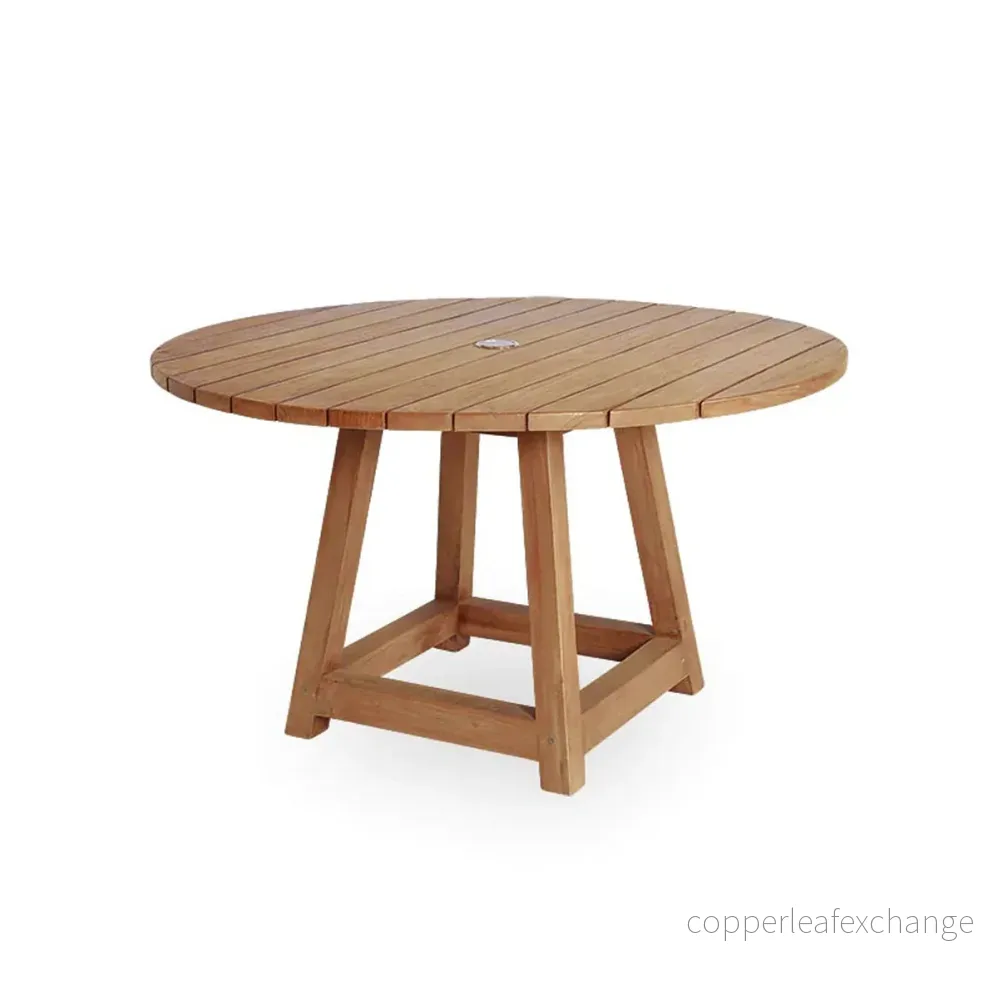 Utemöbel Matbord George runt, Teak Ø120 cm - Bild 2