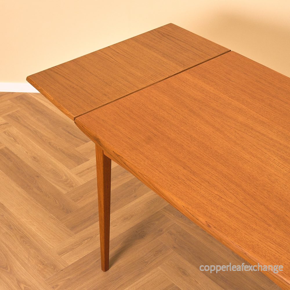 Svenskt rektangulärt matbord i teak från Rosendal Möbelfabrik, Rottne - Bild 3