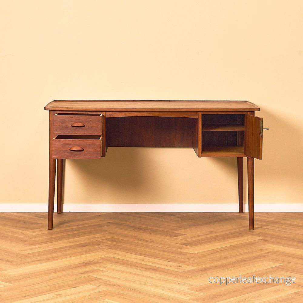 Danish writing desk in dark teak - Bild 2