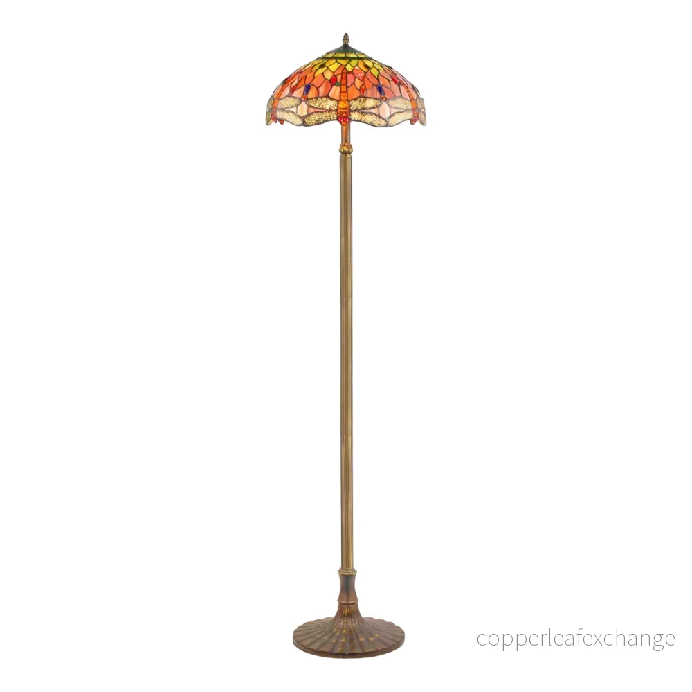 TROLLSLÄNDA HARMONI Tiffany Golvlampa. H160cm TROLLSLÄNDA HARMONI Tiffany Golvlampa. H160cm