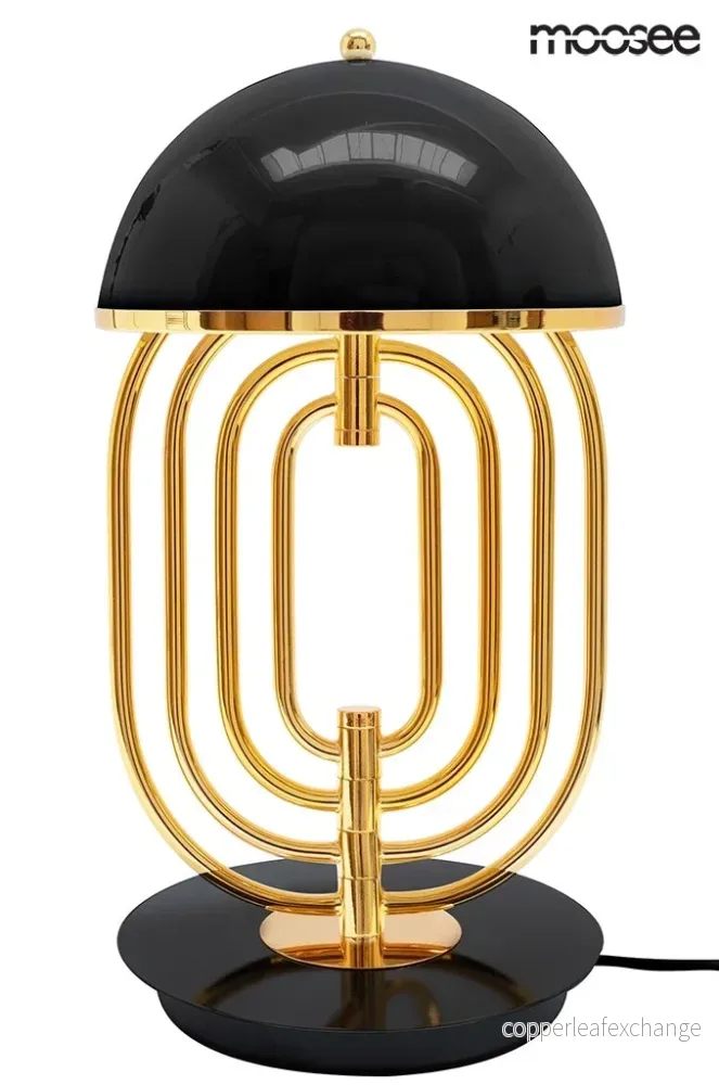 Bordslampa MOOSEE – BOTTEGA, guld/svart Bordslampa MOOSEE – BOTTEGA, guld/svart