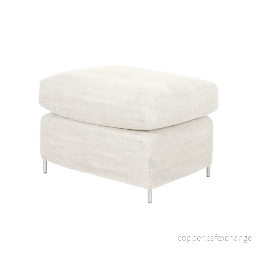 Fotpall Petito liten, Tristan Snow White Fotpall Petito liten, Tristan Snow White