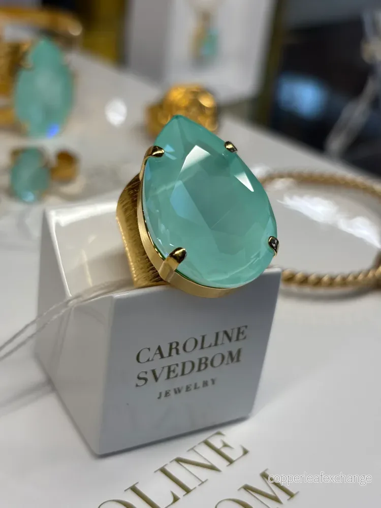CAROLINE SVEDBOM PERFECT DROP RING SOFT MINT - Bild 2