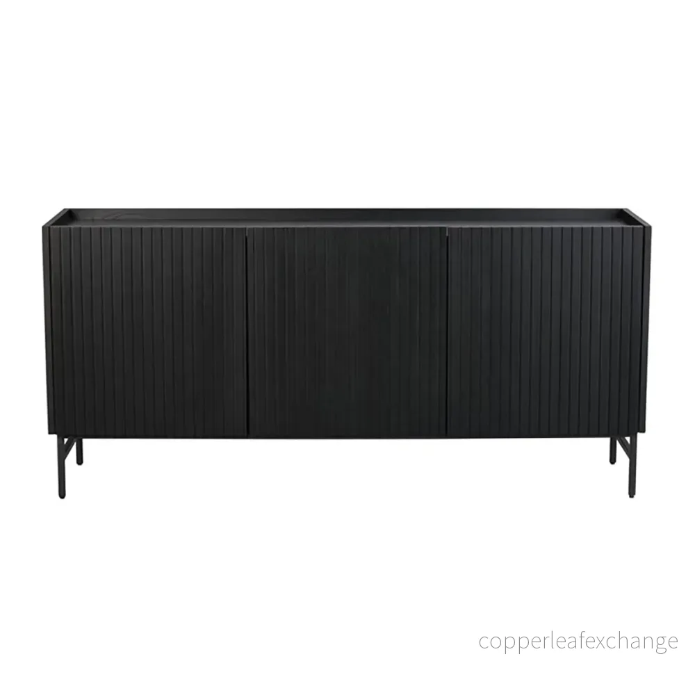 Sideboard Halifax, Svartlackad Ek Sideboard Halifax, Svartlackad Ek