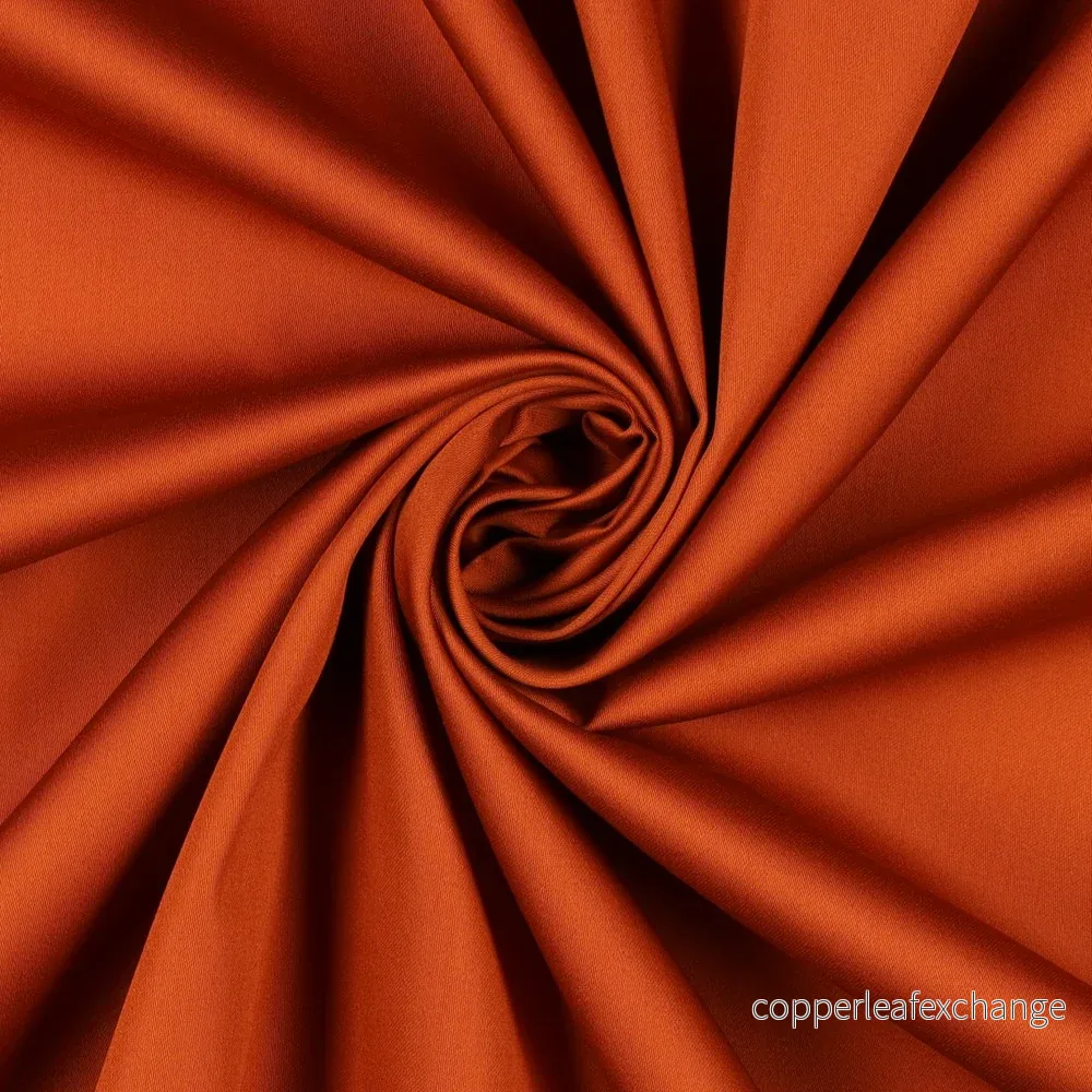 Cotton satin – Fine Luster, Soft – Pumpkin – 009