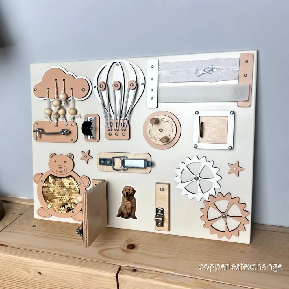 Liten Montessori-aktivitetsbräda – 30 × 40 cm - Bild 2