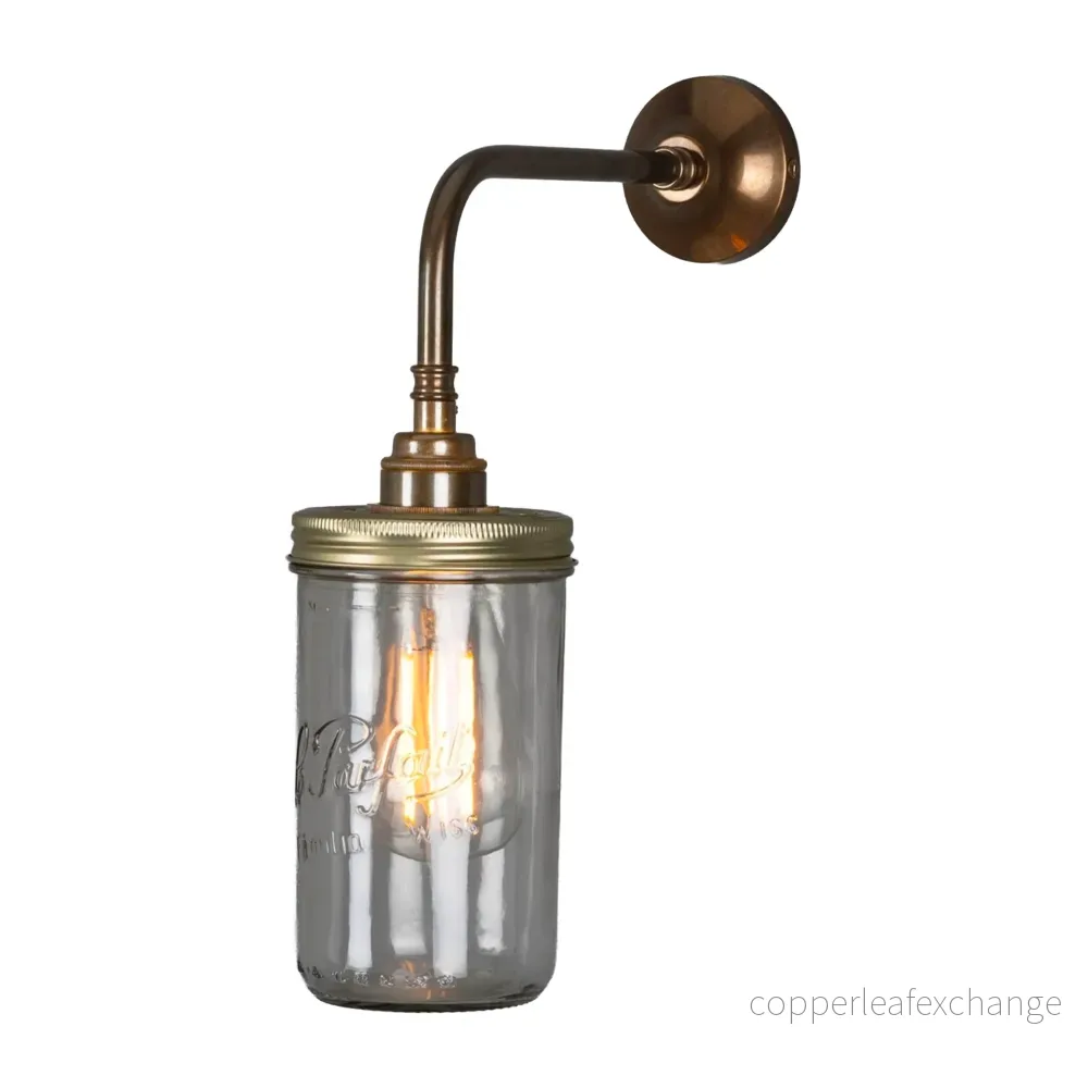 JAM JAR – Vintage Glass Wall Light JAM JAR – Vintage Glass Wall Light