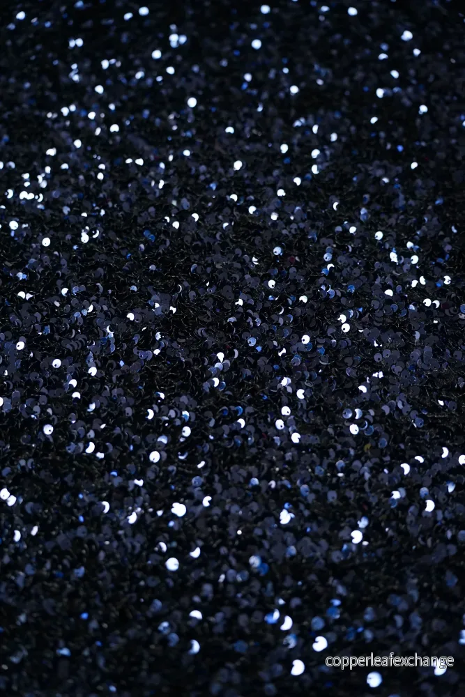 Sequins – Stretch – Velor – Navy – 2457 Sequins – Stretch – Velor – Navy – 2457