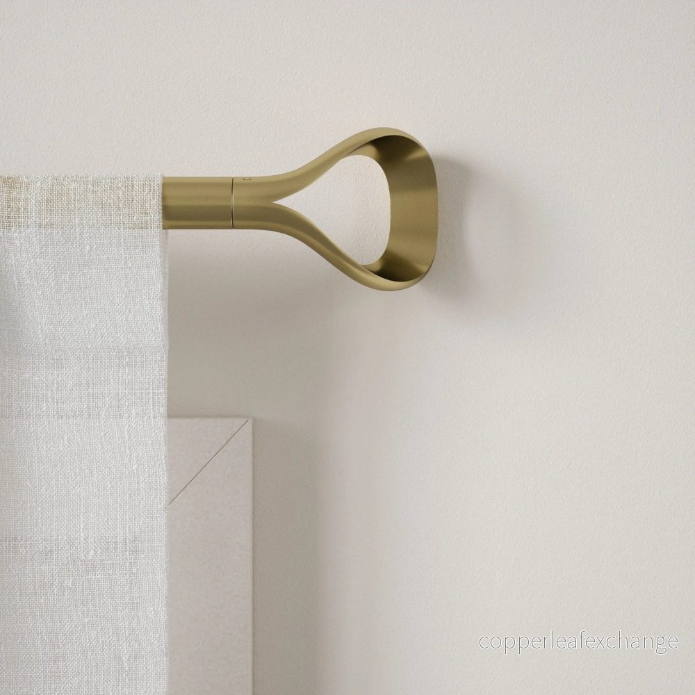 Gardinstång UMBRA - LOOP 1, 107 - 305 cm, guld - Bild 2