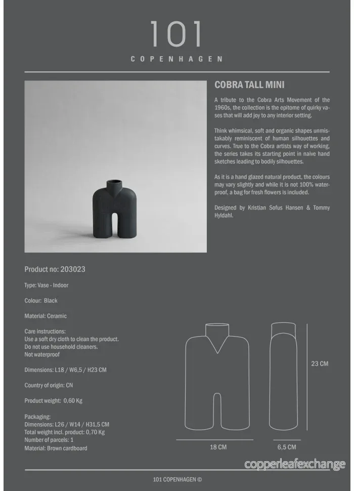 Cobra Tall, Mini - Black - Bild 3