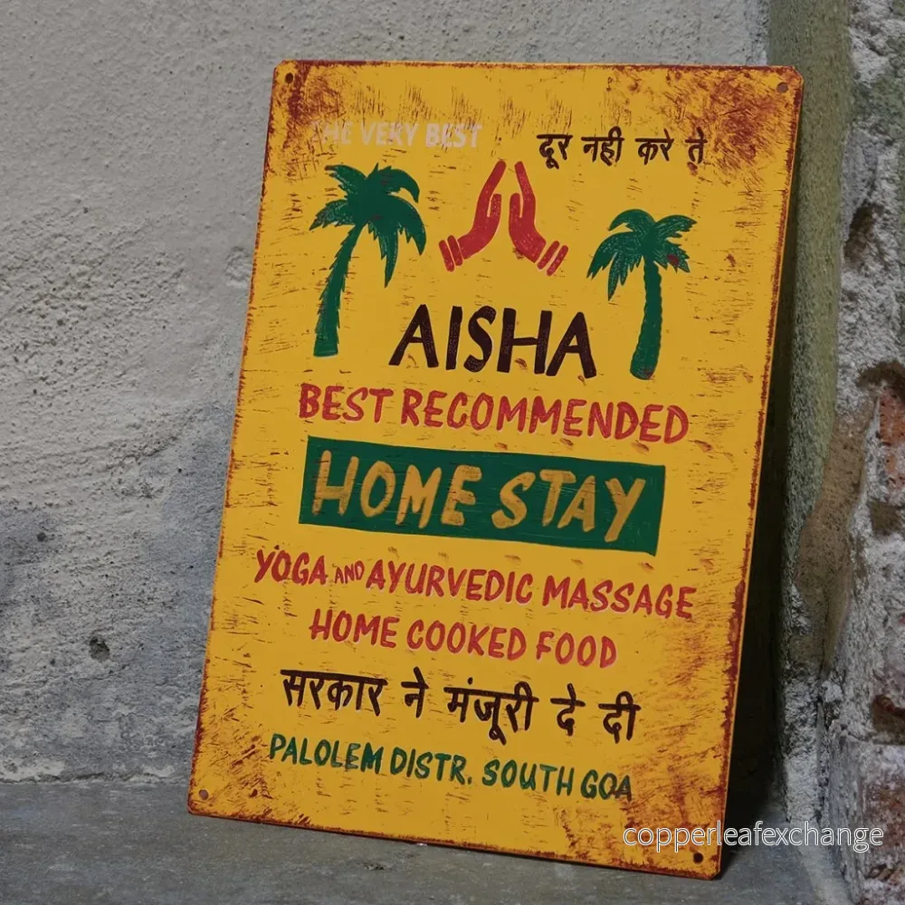 Indisk skylt - Home Stay