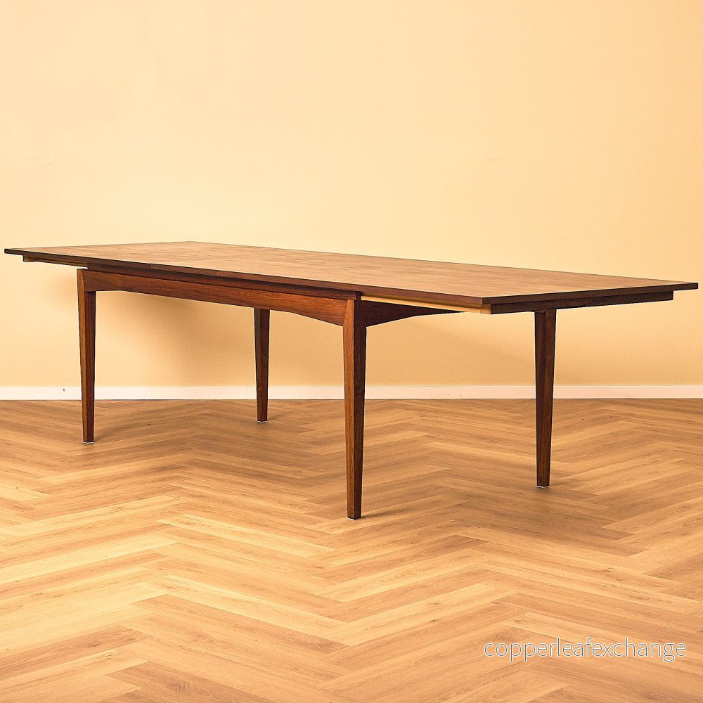 Large Danish dining table in Santos rosewood by Bramin - Bild 2