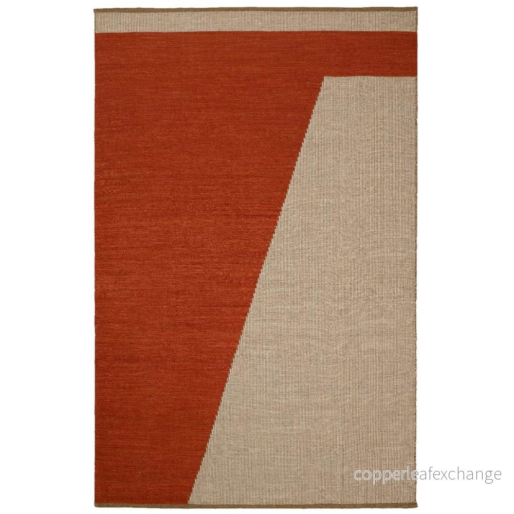 Matta Una från Chhatwal & Jonsson, Rust/Beige/Off White
