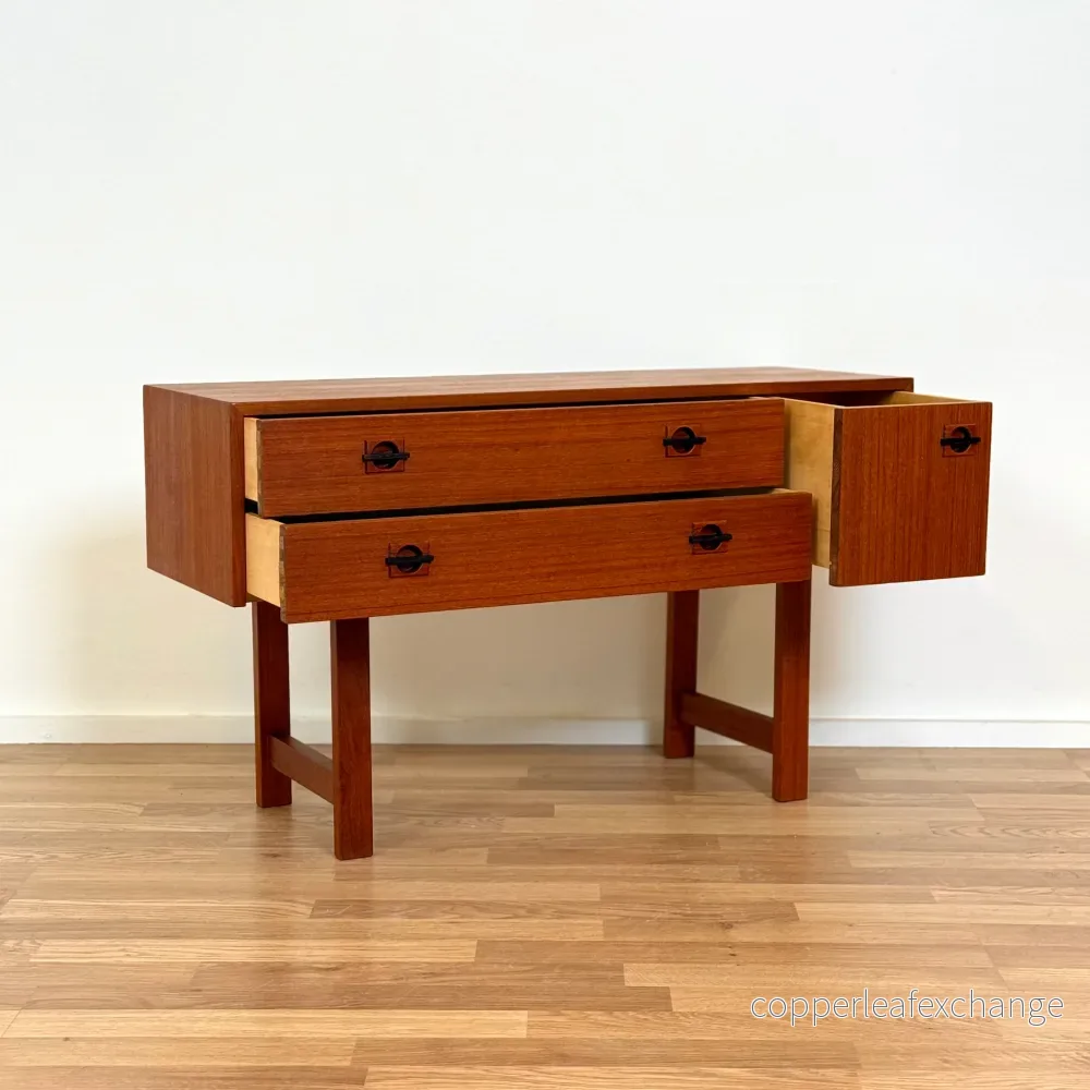 Sidobord / Hallbänk i teak, 1950-60-tal, Sverige - Bild 3