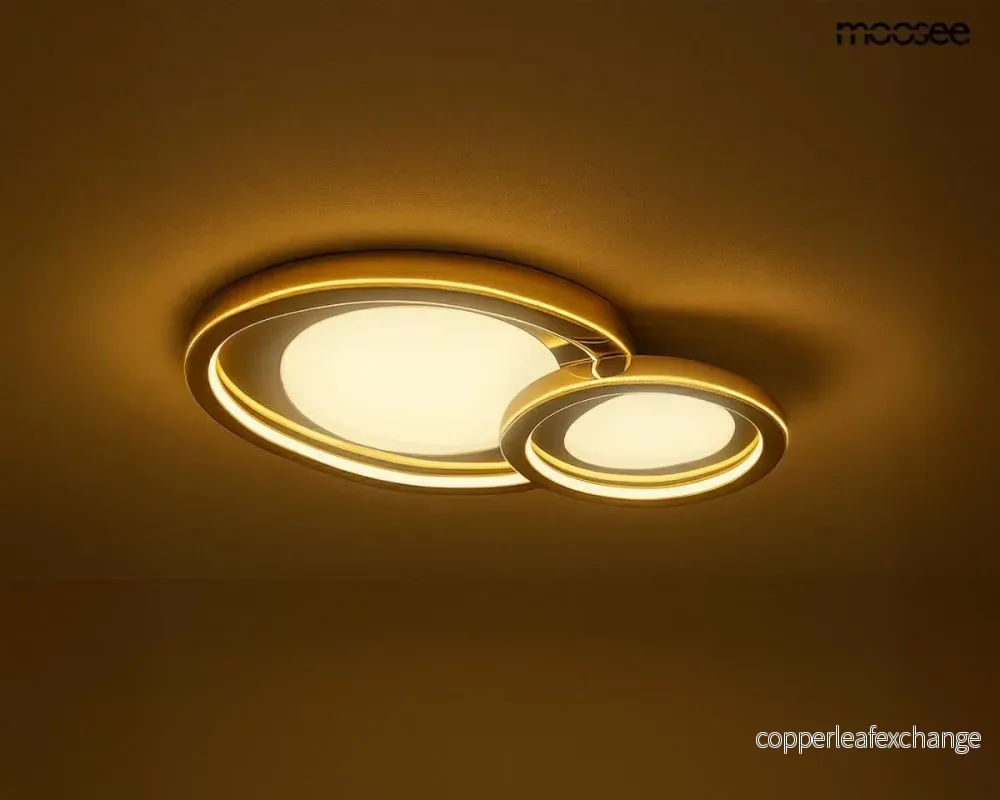 MOOSEE taklampa / takplafond CELL 2 guld - Bild 2