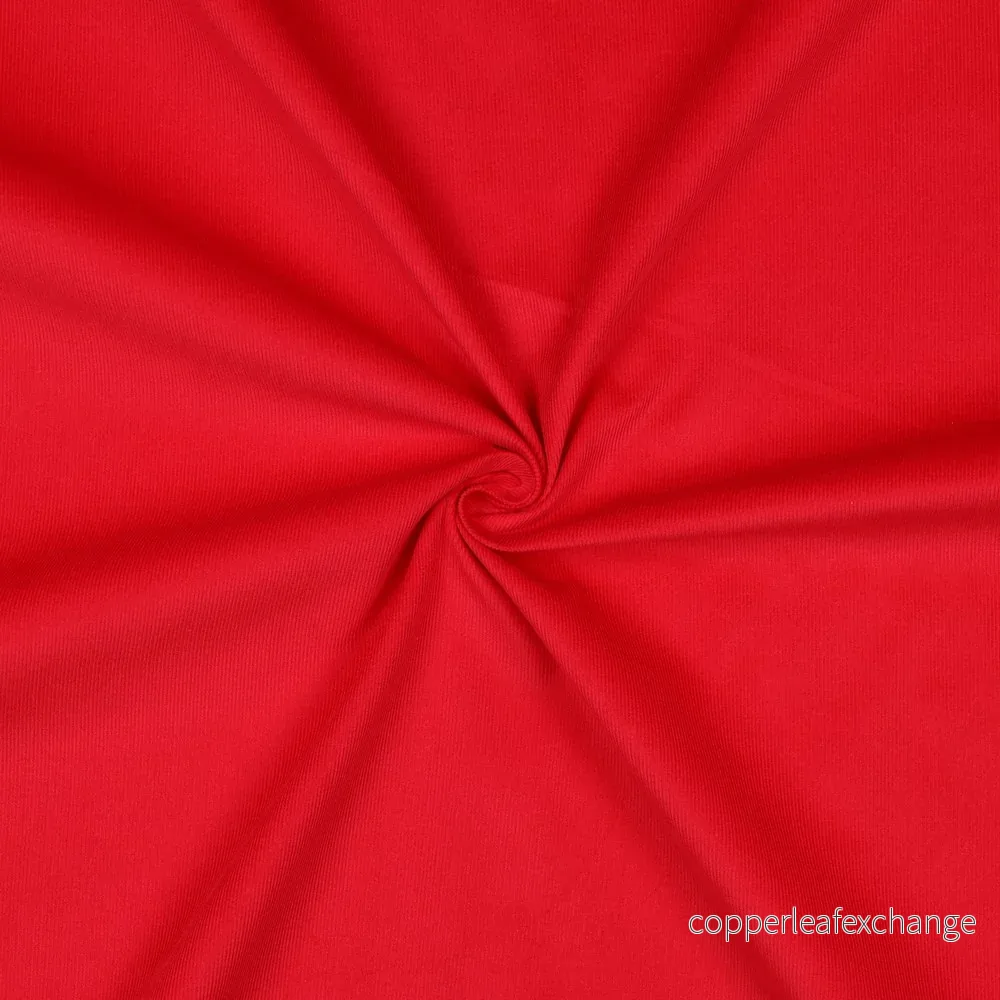 Cotton – Manchester – Babycord – 21W – Red – 5019 Cotton – Manchester – Babycord – 21W – Red – 5019