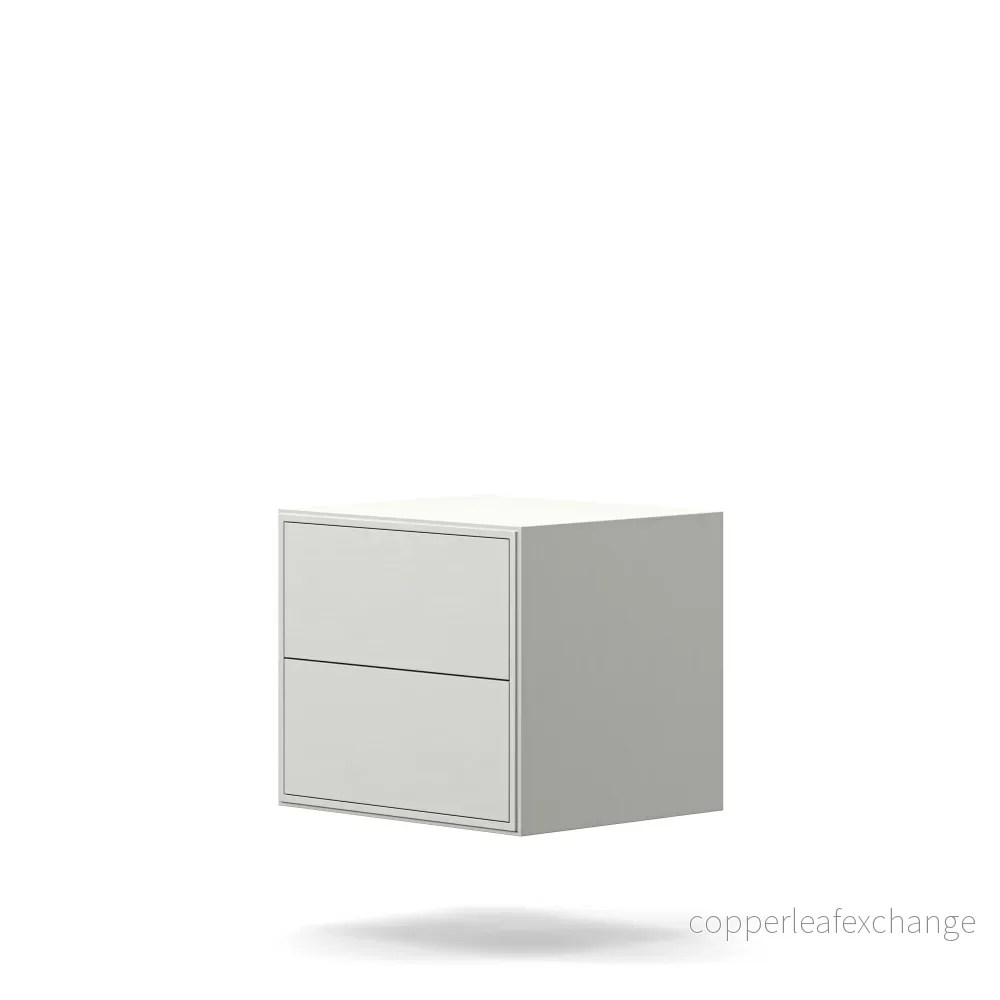Edge 2.0 Sängbord Två Lådor Vägghängd - Bild 2
