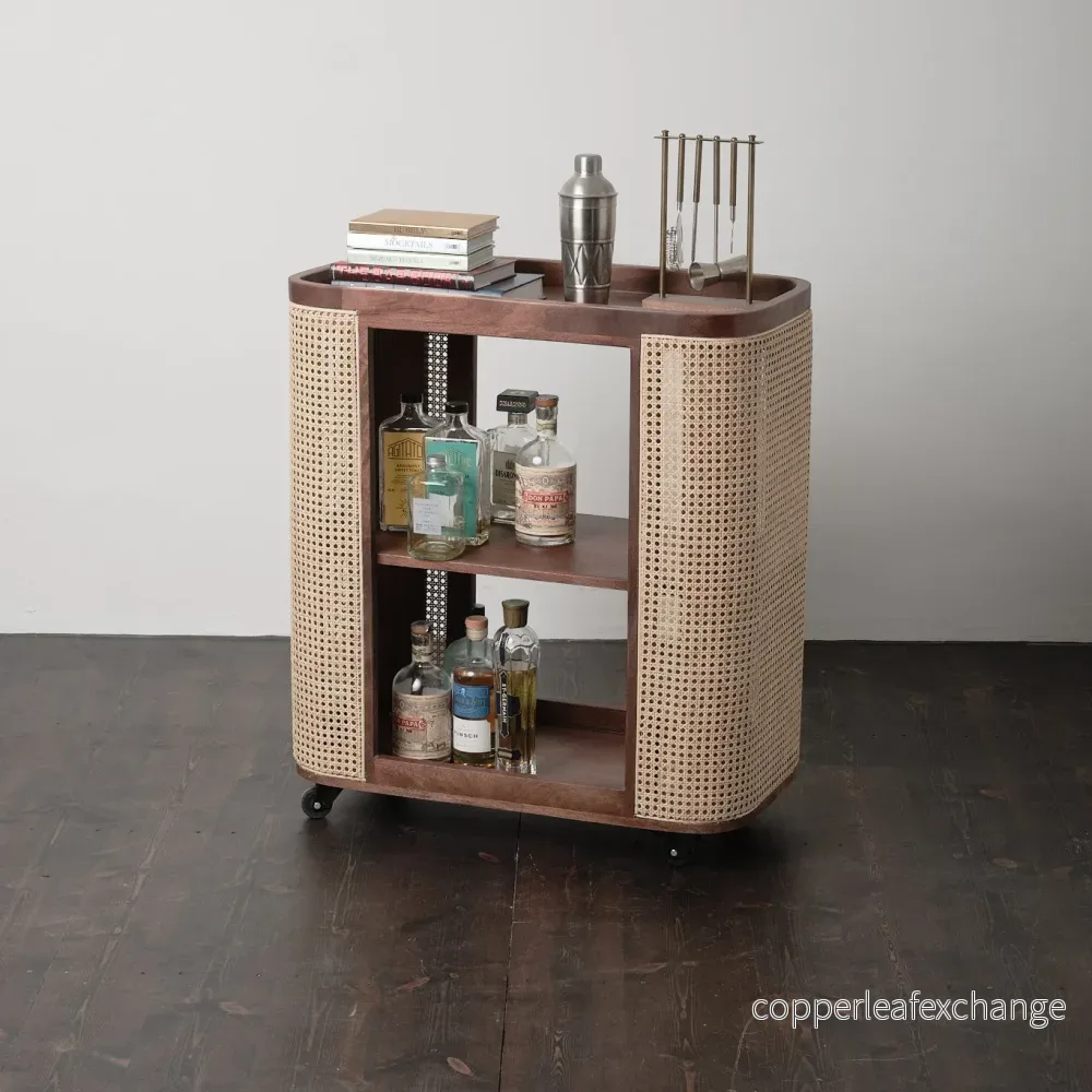 Vermont rattan sidetable, Brown (BM) Vermont rattan sidetable, Brown (BM)