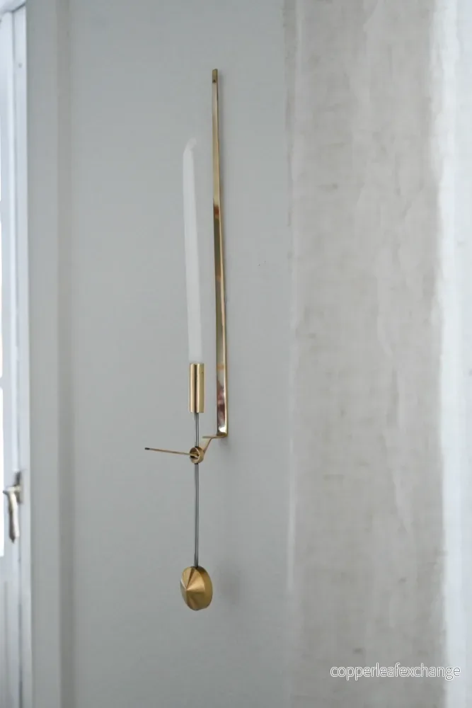 Väggljusstake Mässing
