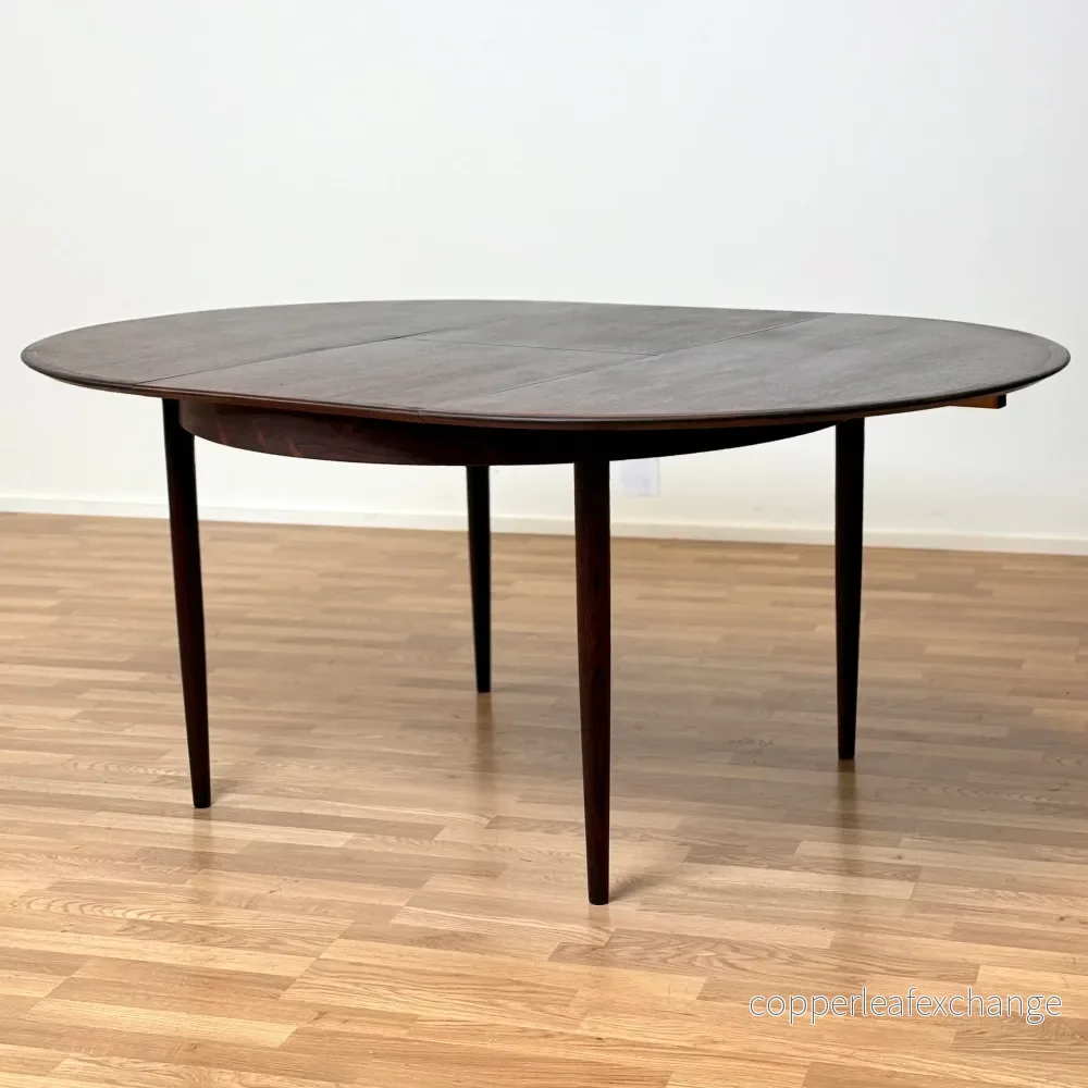 Rund matbord i rosenträ, 1950-60-tal, Danmark - Bild 2