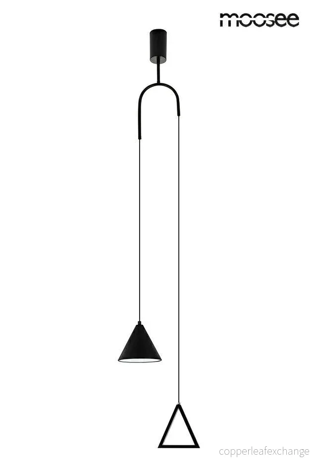 Taklampa MOOSEE - ACUSTICA, svart