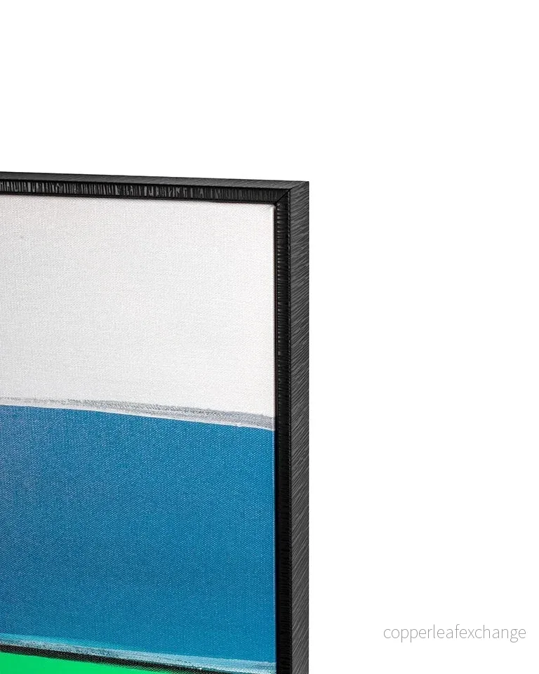 Tavla KARE DESIGN - ABSTRACT SHAPES GREEN, 73x143 cm - Bild 2