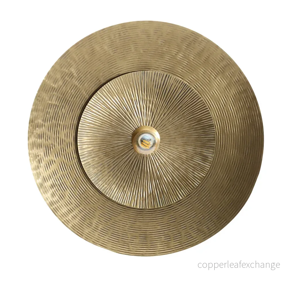 THE DOUBLE FULL MOON WALL LAMP – Brass M THE DOUBLE FULL MOON WALL LAMP – Brass M