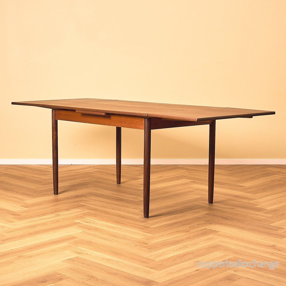 Extendable Teak and Walnut Dining Table - Bild 2