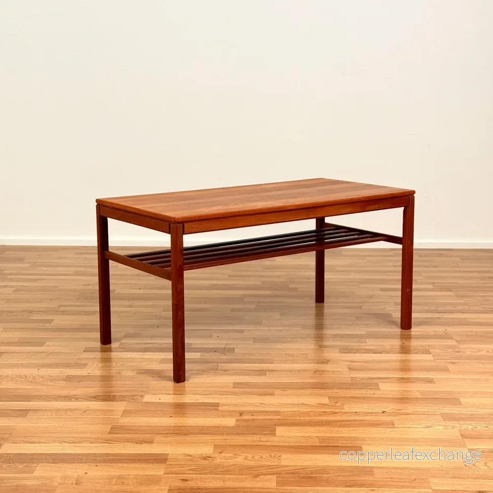Soffbord "Casino" i teak av Gunnar Myrstrand och Sven Engström för Bra Bohag, Tingströms, Sverige, 1950-60-tal