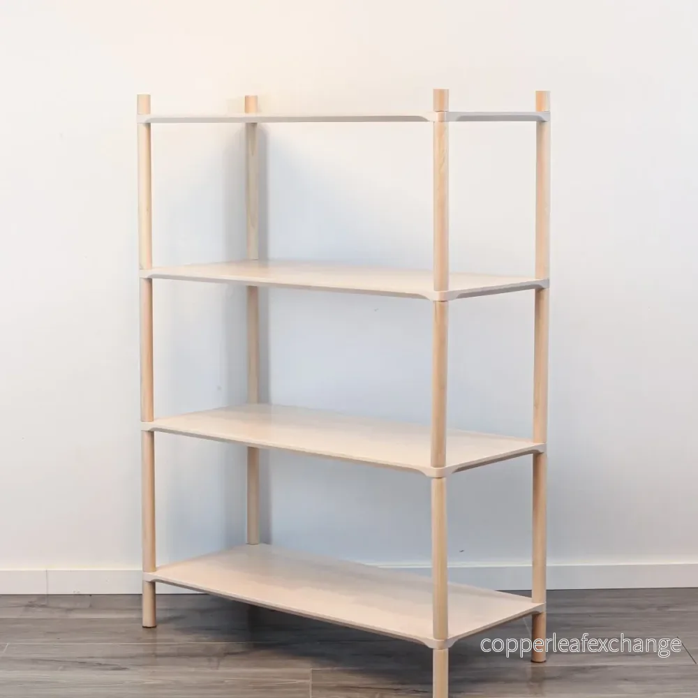 Montessori-inspirerad trähylla, medium, 4 hyllor - Bild 2