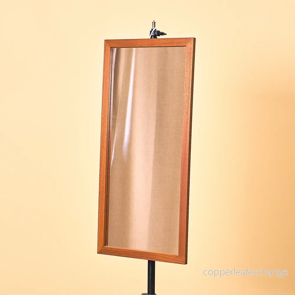 Mid-century mirror in teak by AB Nybrofabriken