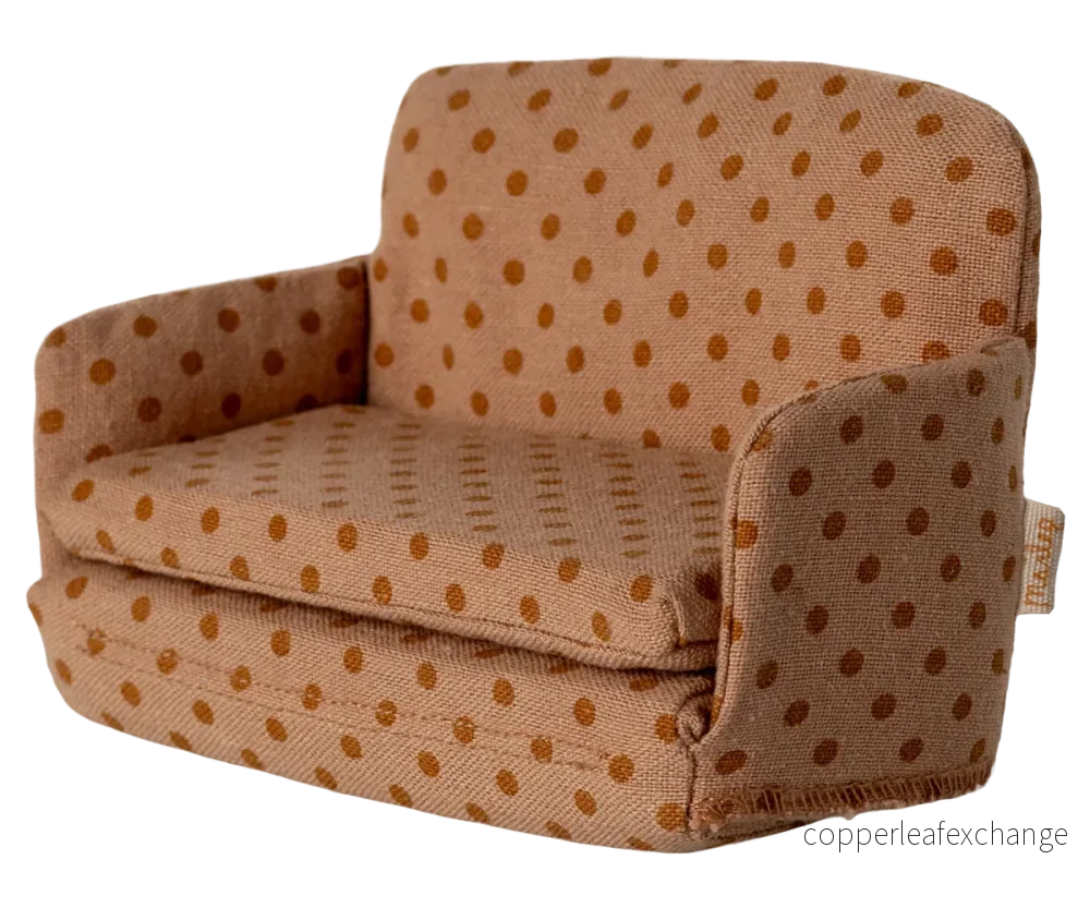 Maileg bäddsoffa för mus, prickig Maileg bäddsoffa för mus, prickig