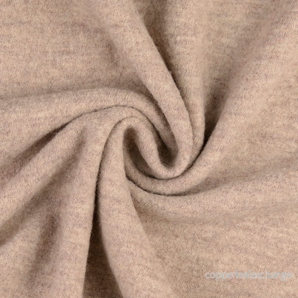 Boiled Wool – Walkloden – Melange – Beige, Natural – 7004 Boiled Wool – Walkloden – Melange – Beige, Natural – 7004