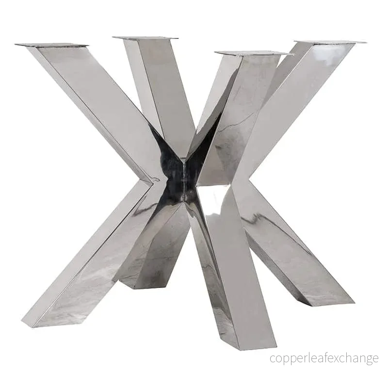 Fot Till Matbord X-leg Bodhi silver