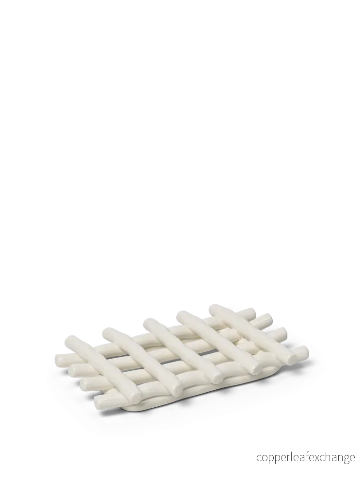 Ceramic Soap Tray - Off-white