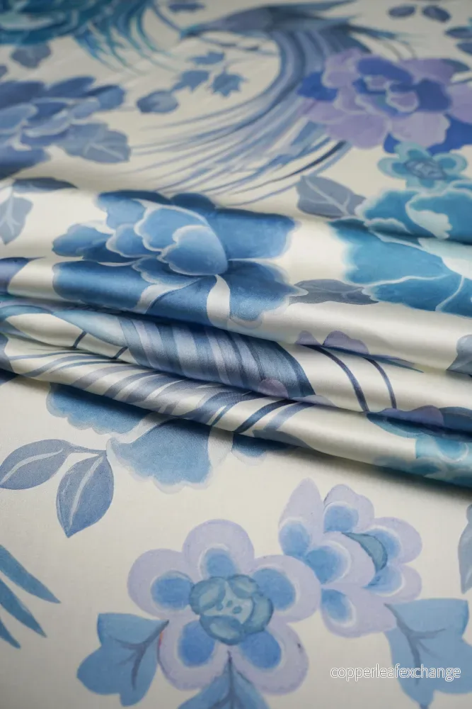 Liberty – Silk Satin – Tropical Shawl A