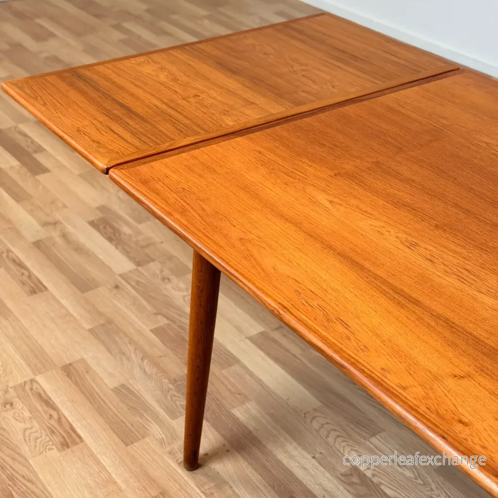Matbord modell 'AT-312' i teak av Hans J. Wegner och Andreas Tuck, 1950-60-tal, Danmark - Bild 3