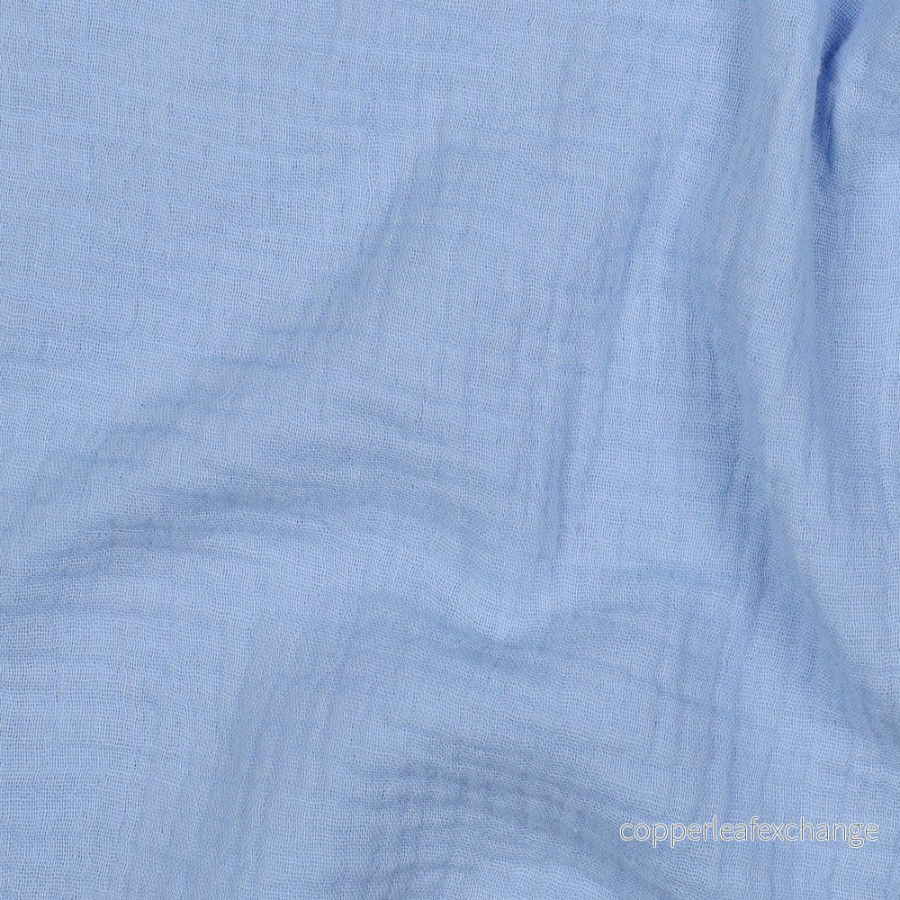 Muslin – Cotton – Double gauze – Light blue – 59.055