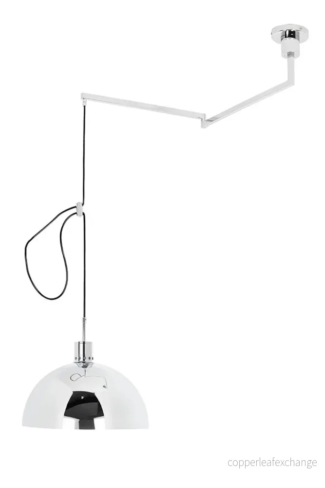 Taklampa - ROTA 360, silver/krom