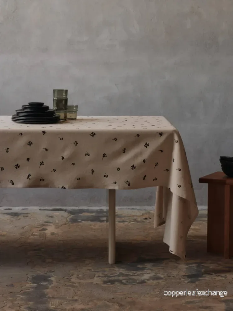 Baies Tablecloth -
Natural/Dark Chocolate - Bild 3