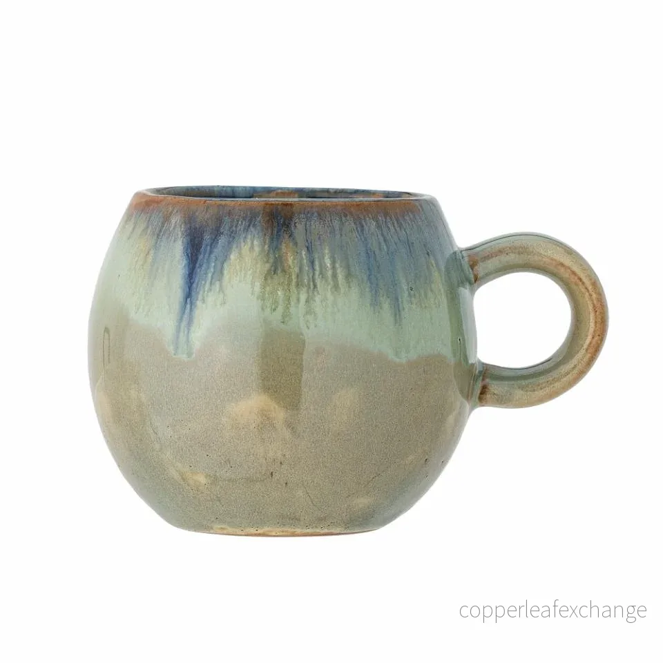 Paula Cup, Green, Stoneware