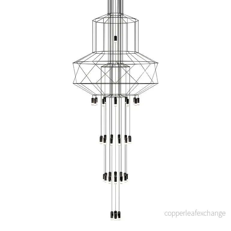 Taklampa – FLUSSO 43, svart Taklampa – FLUSSO 43, svart