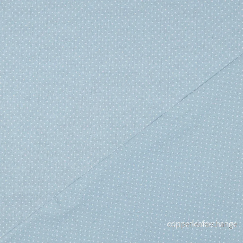 Pattern - Cotton Poplin - Petit Dots - Light blue - 020 - Bild 3
