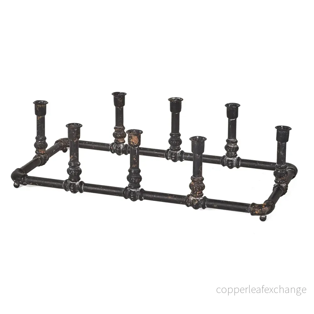 Bordsljusstake metallrör
