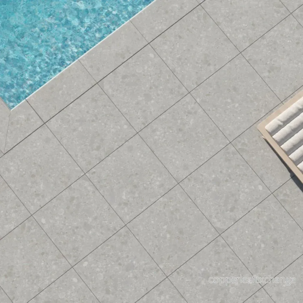 Granitkeramik Terrazzo 597x597x20 Uteklinker