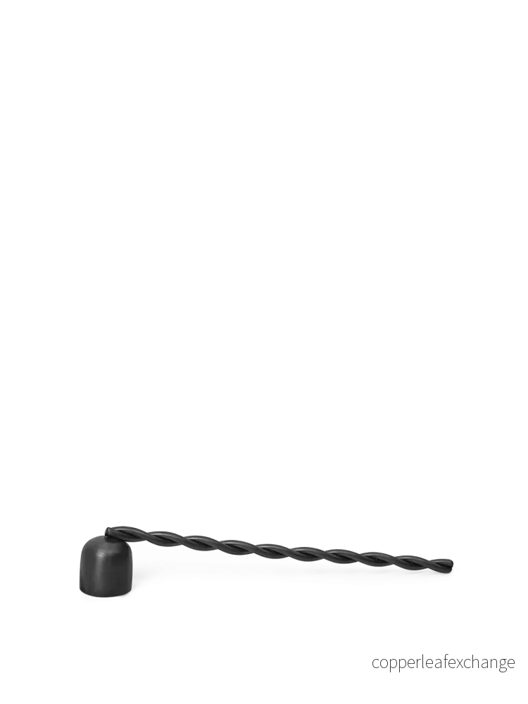Twist Candle Snuffer - Black Brass