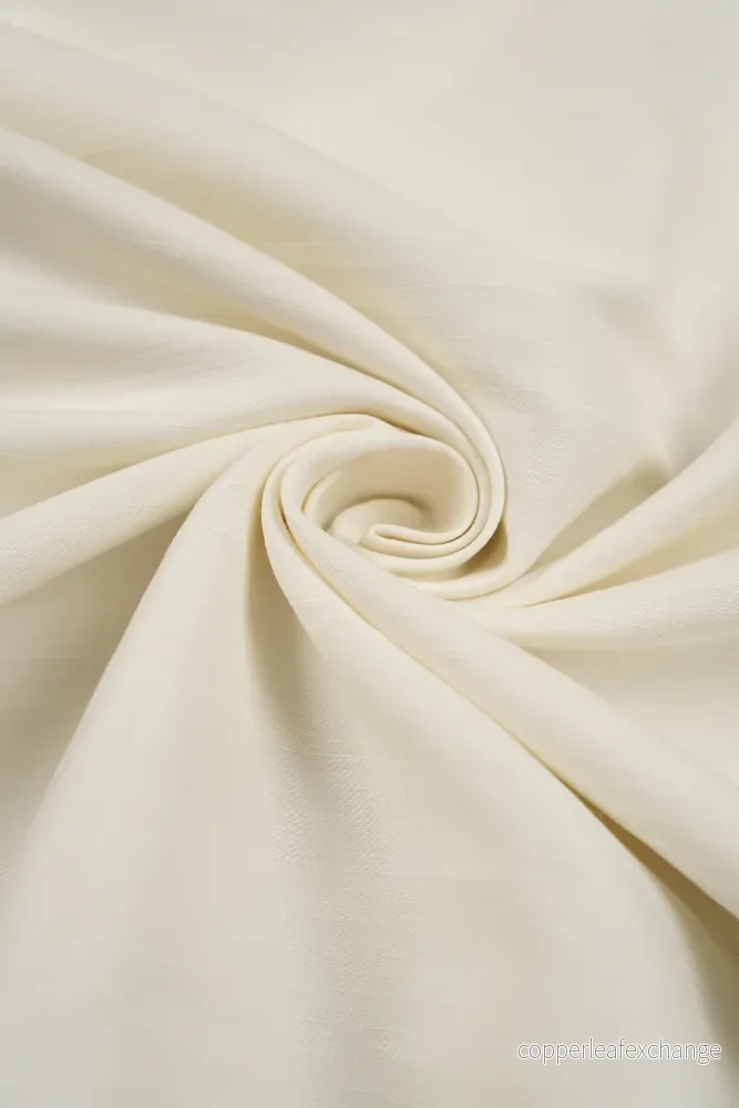 Deadstock – Cotton Fabric with Woven Stripe – Off-white – LB22 Deadstock – Cotton Fabric with Woven Stripe – Off-white – LB22