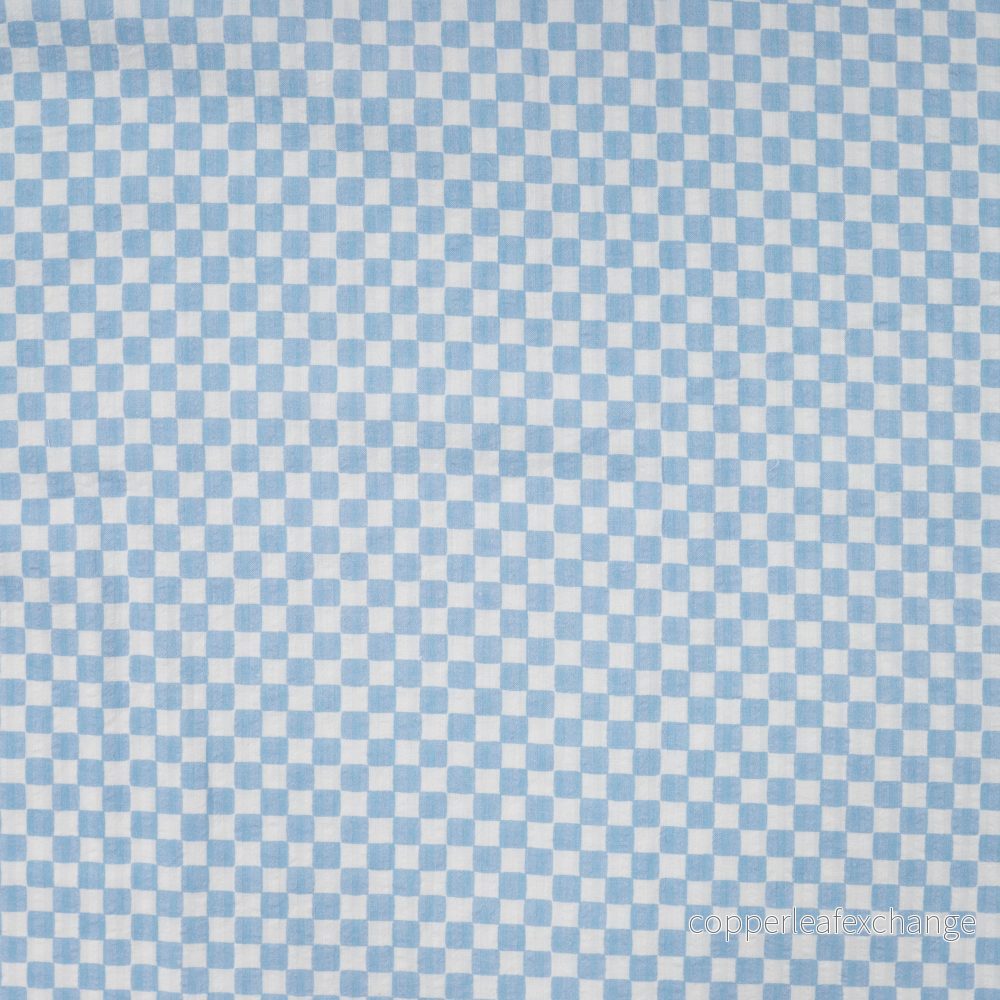 Cotton – Patterned – Checks – Soft – Blue – 17.920 Cotton – Patterned – Checks – Soft – Blue – 17.920