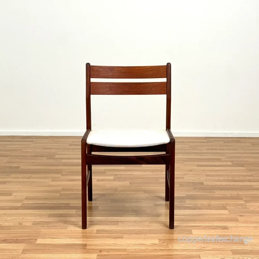 Set om 6 matstolar i teak, 1950-60-tal, Danmark - Bild 3